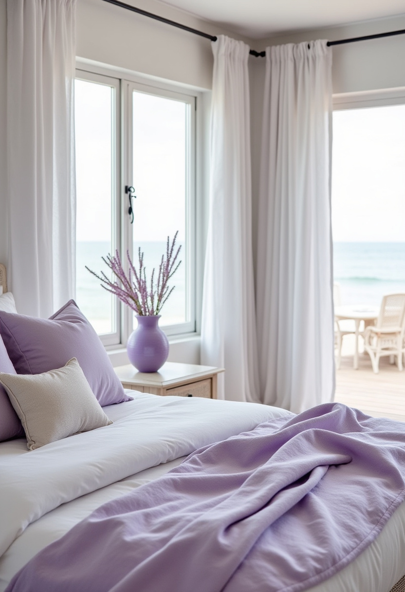 Purple And White Bedroom Ideas 9