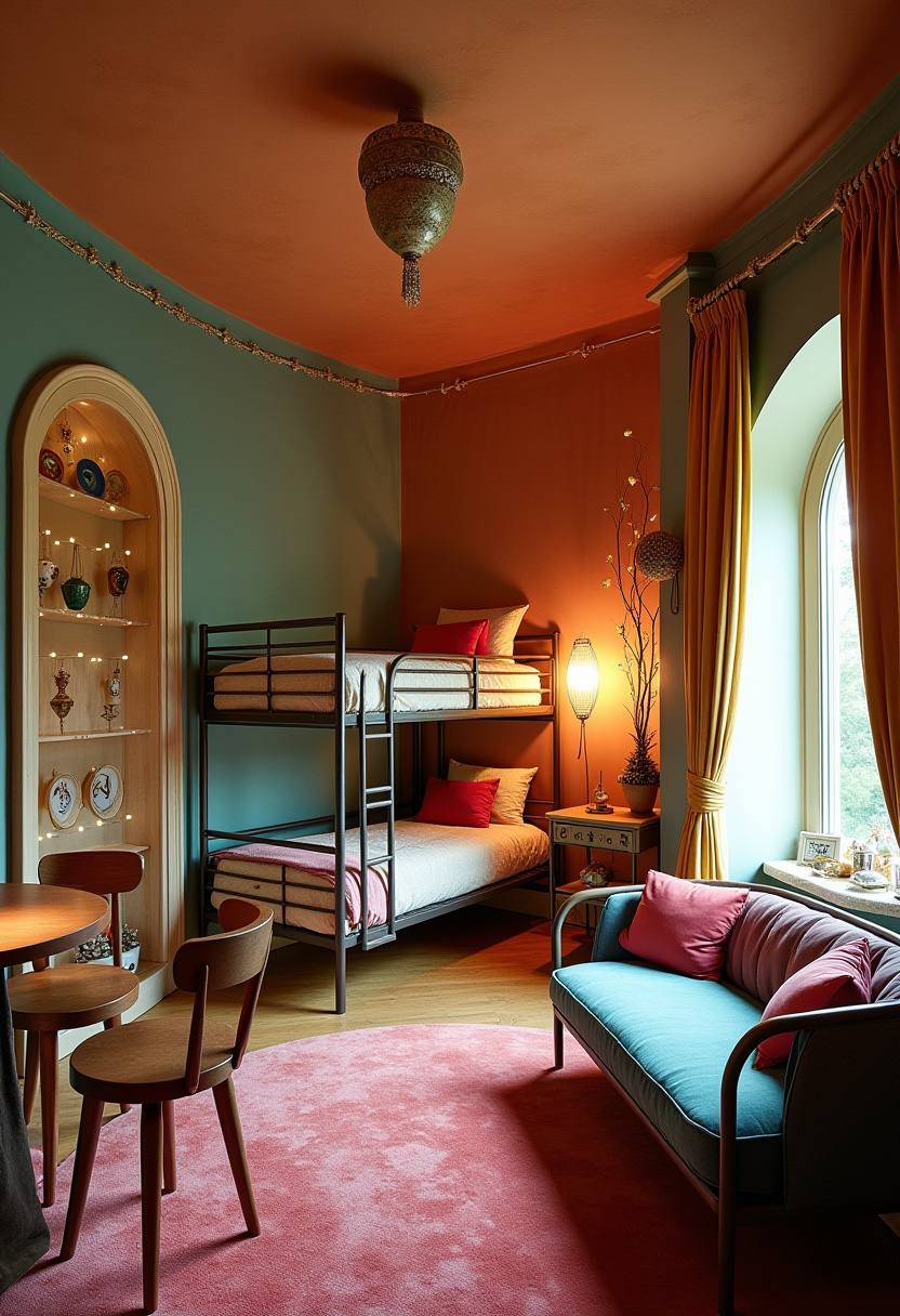 Room Ideas Bunk Beds Aesthetic 23