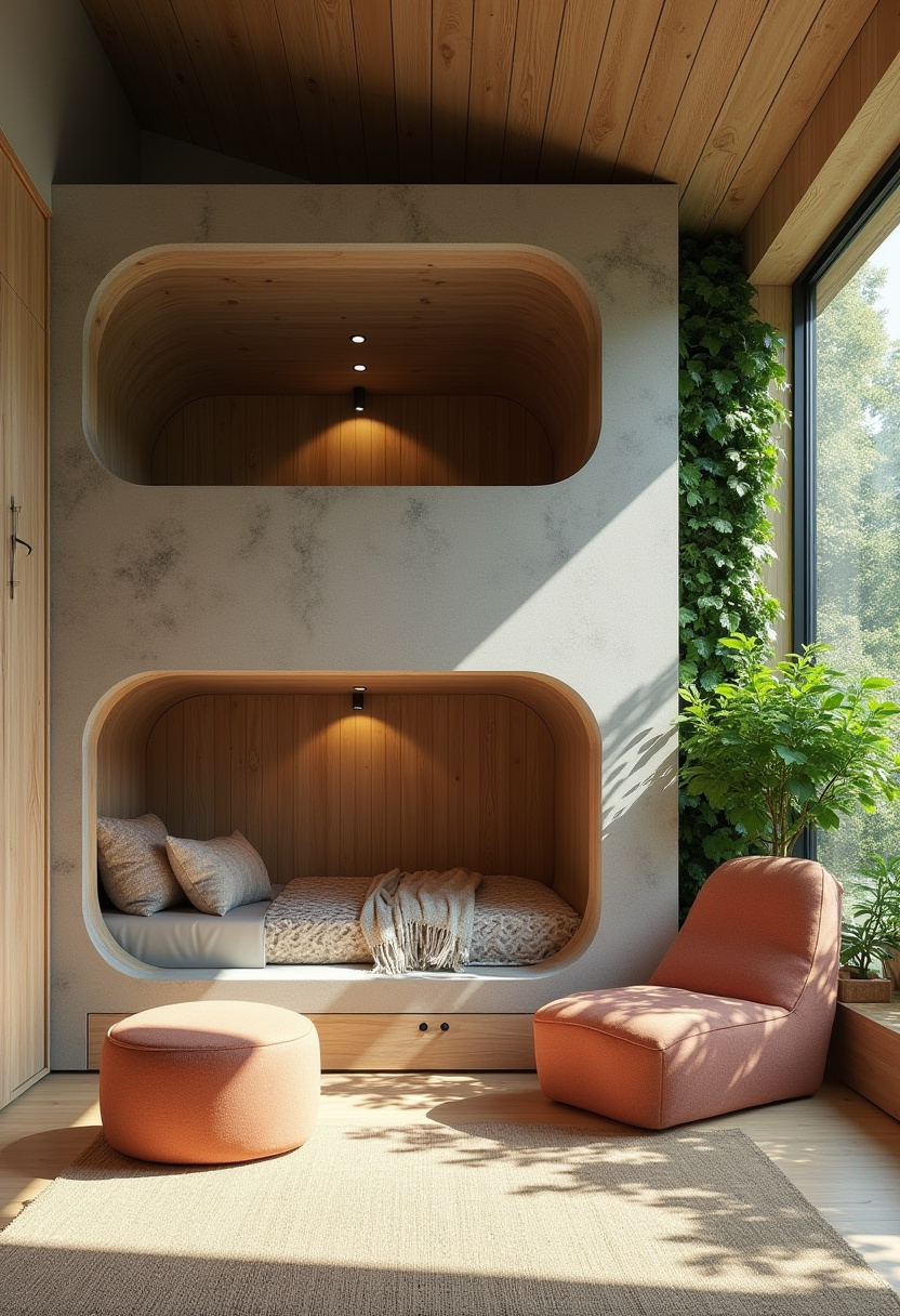 Room Ideas Bunk Beds Aesthetic 30