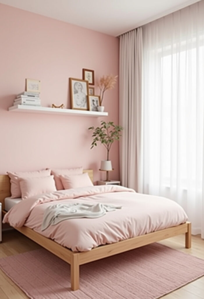 Small Pink Bedroom Ideas 1