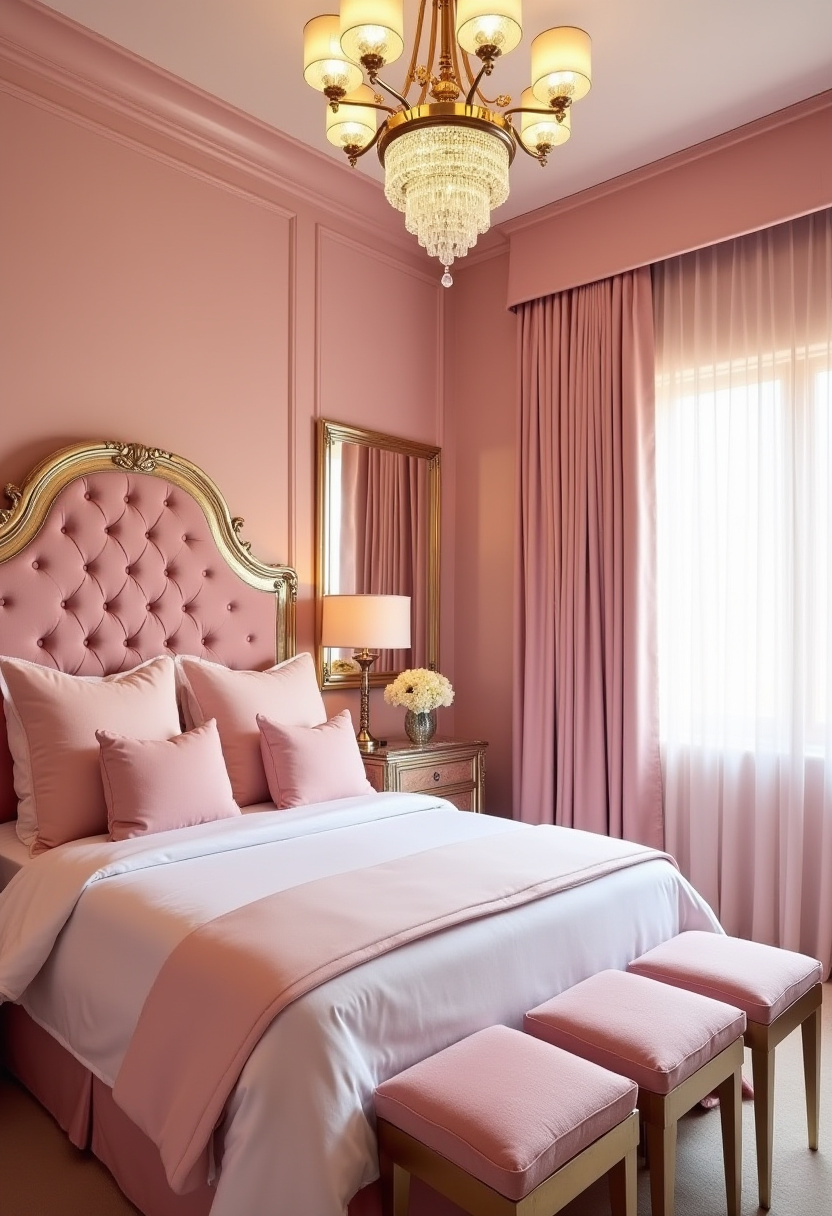 Small Pink Bedroom Ideas 13