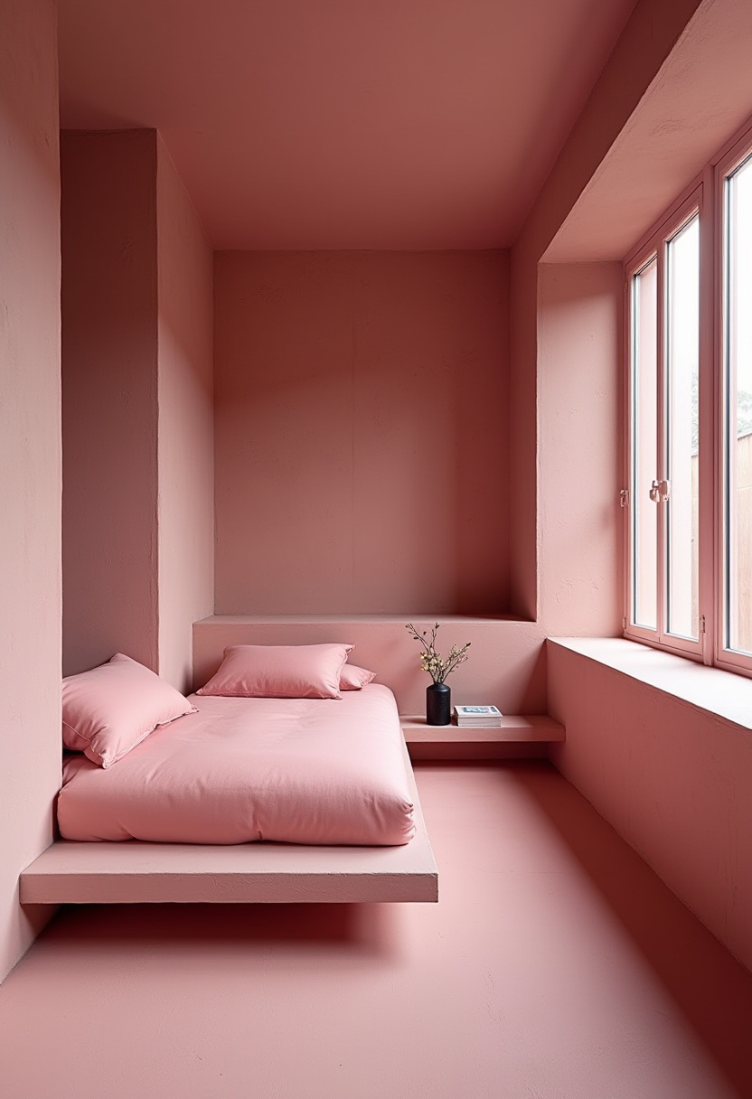 Small Pink Bedroom Ideas 23