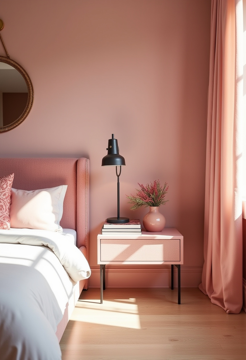 Small Pink Bedroom Ideas 3