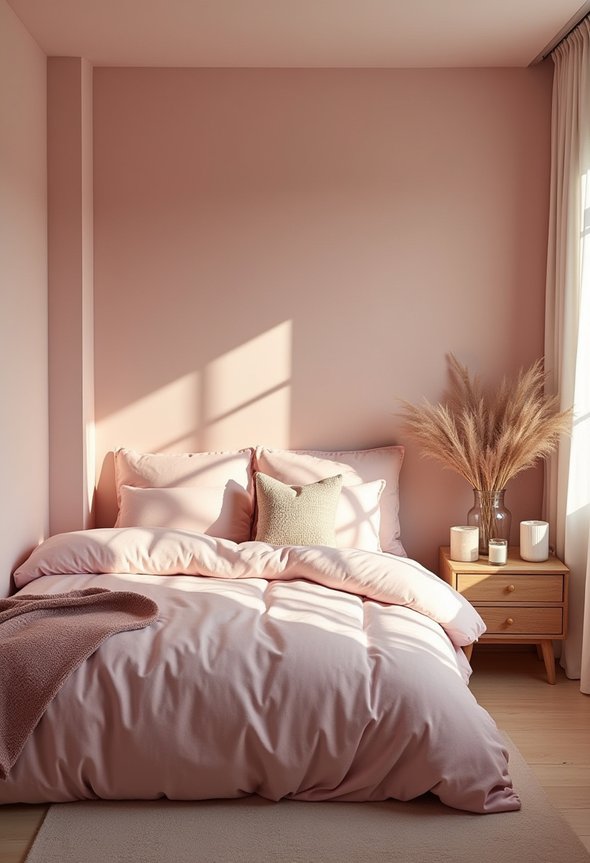 Small Pink Bedroom Ideas 30