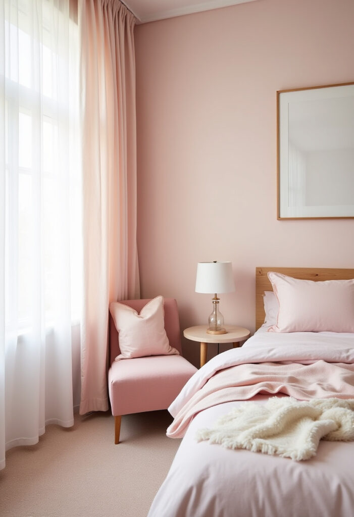 Soft Pink Bedroom Ideas 1