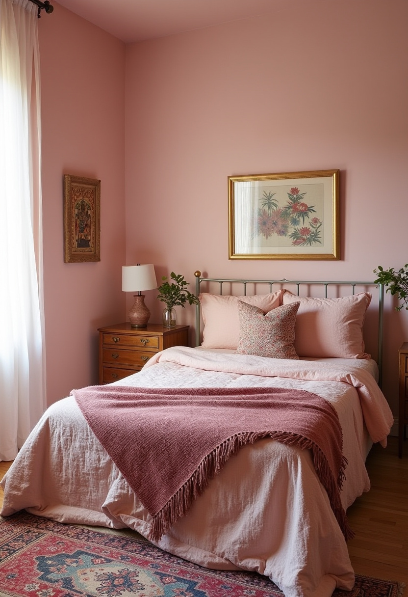 Soft Pink Bedroom Ideas 17