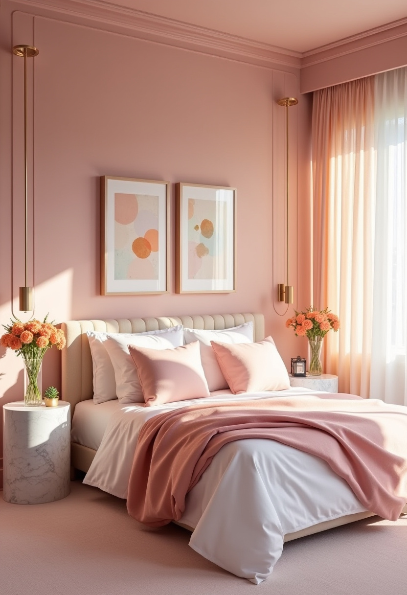Soft Pink Bedroom Ideas 18
