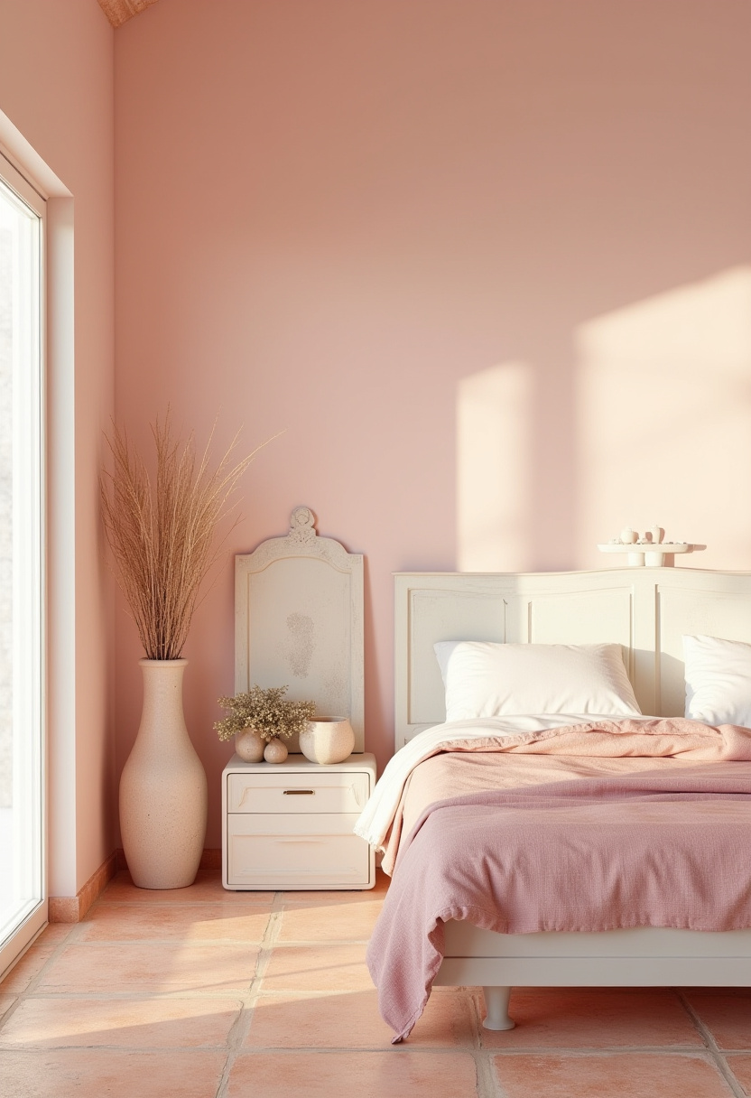 Soft Pink Bedroom Ideas 19