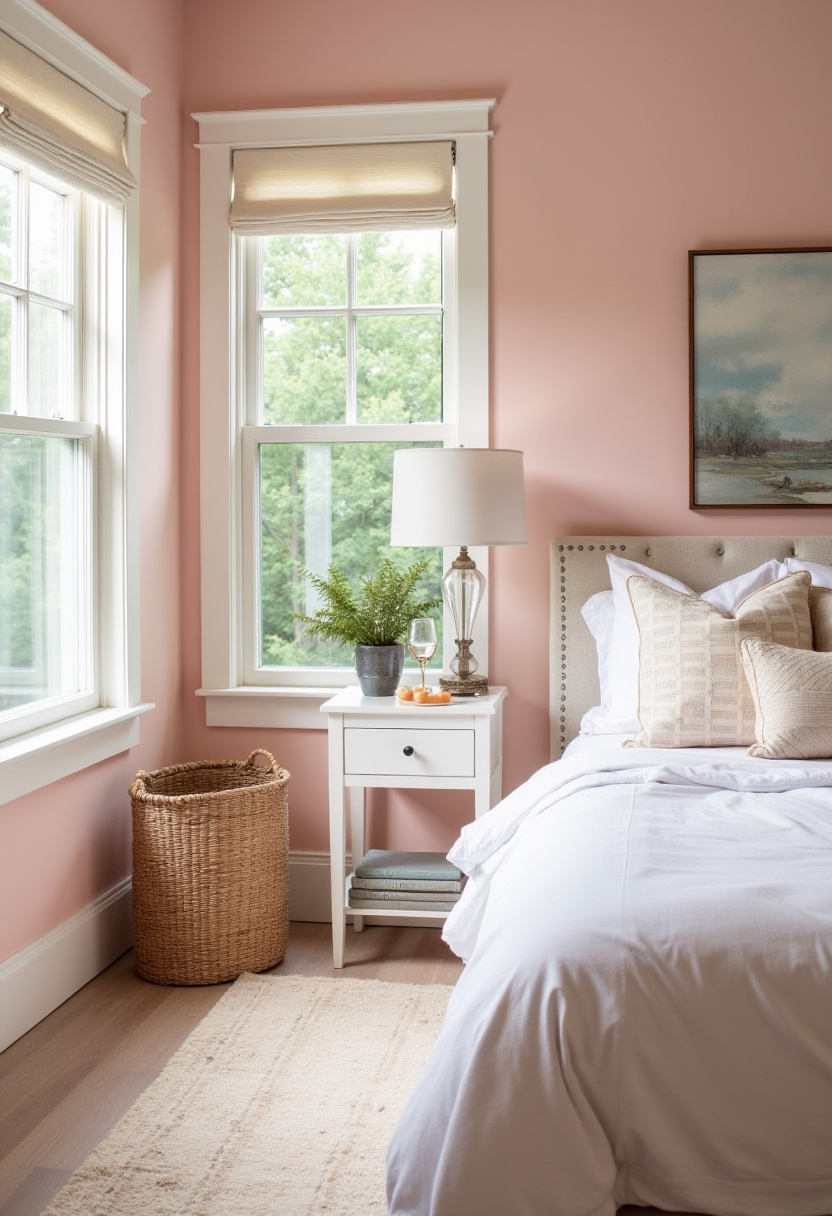 Soft Pink Bedroom Ideas 23