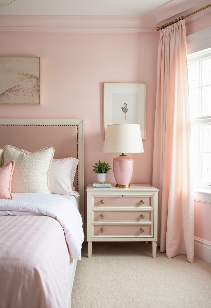 Soft Pink Bedroom Ideas 29