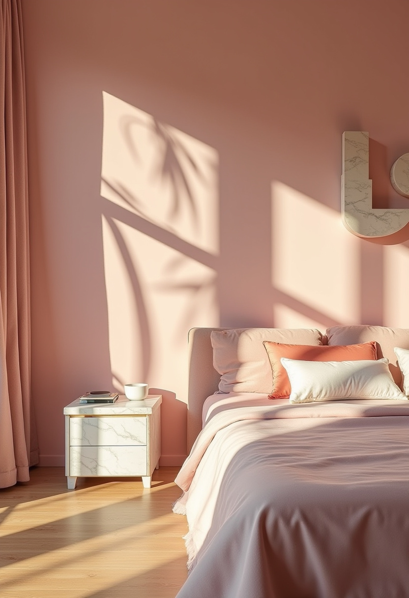 Soft Pink Bedroom Ideas 3