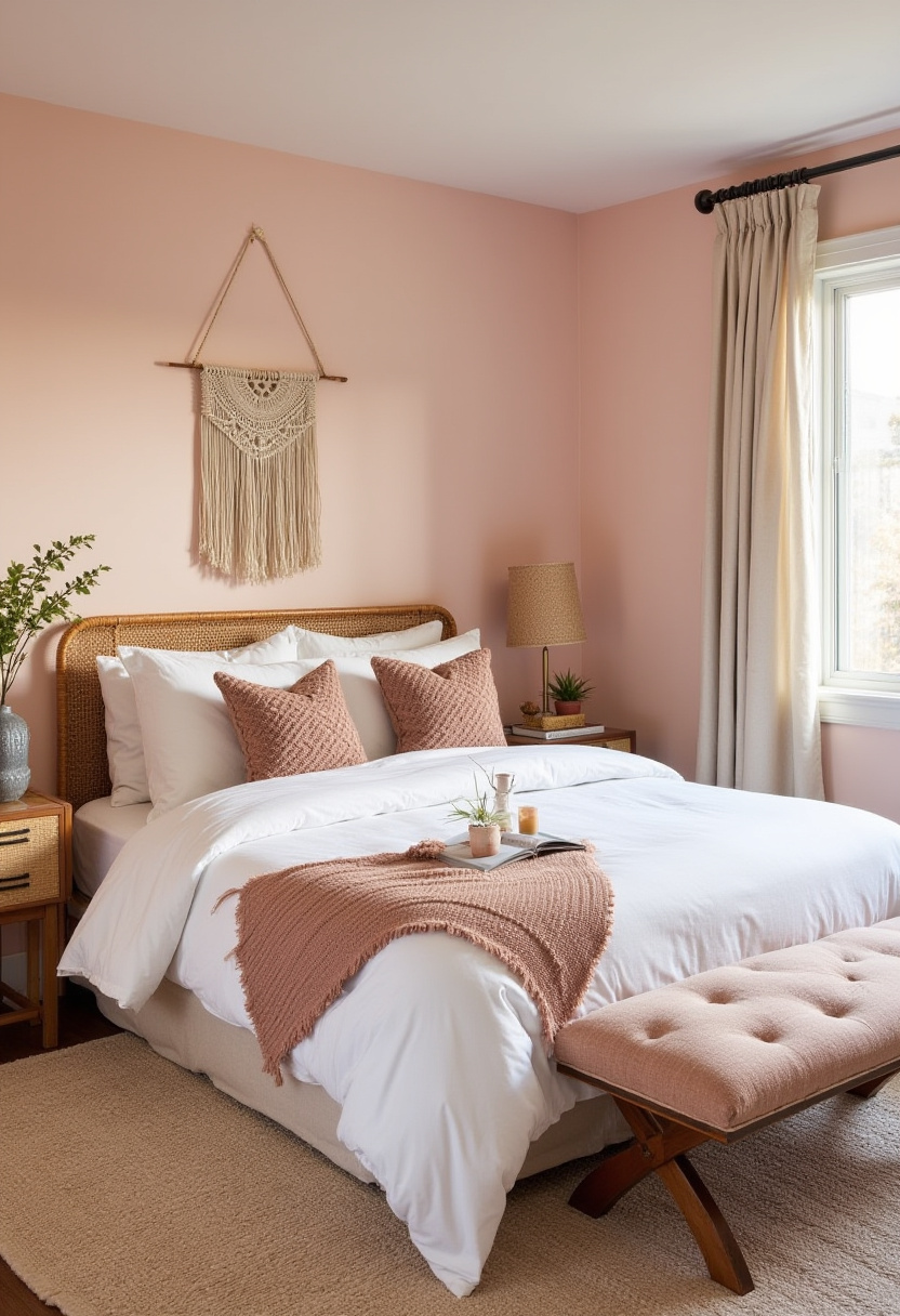Soft Pink Bedroom Ideas 4