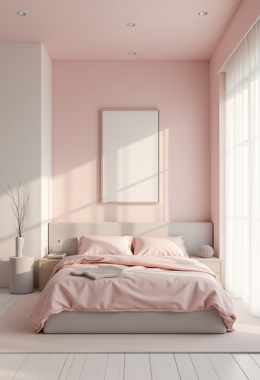 Soft Pink Bedroom Ideas 6