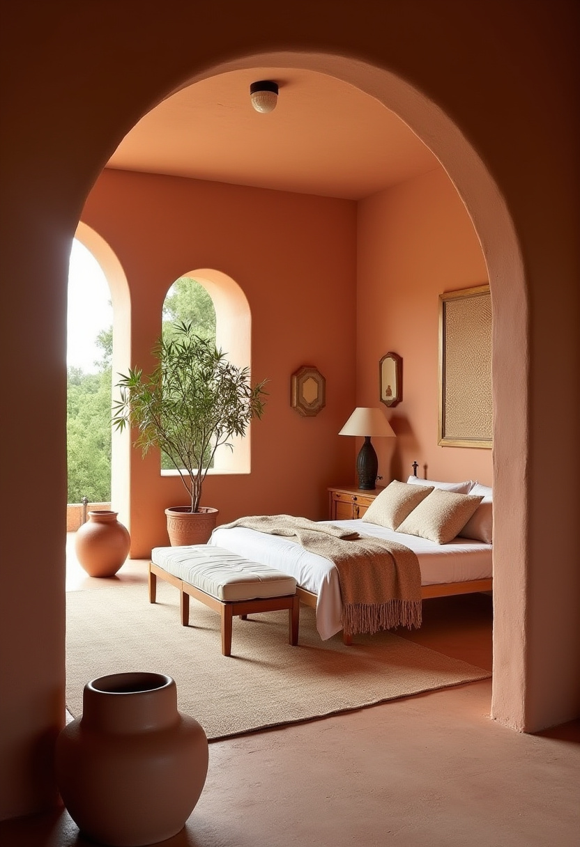 Terracotta Bedroom Ideas 1
