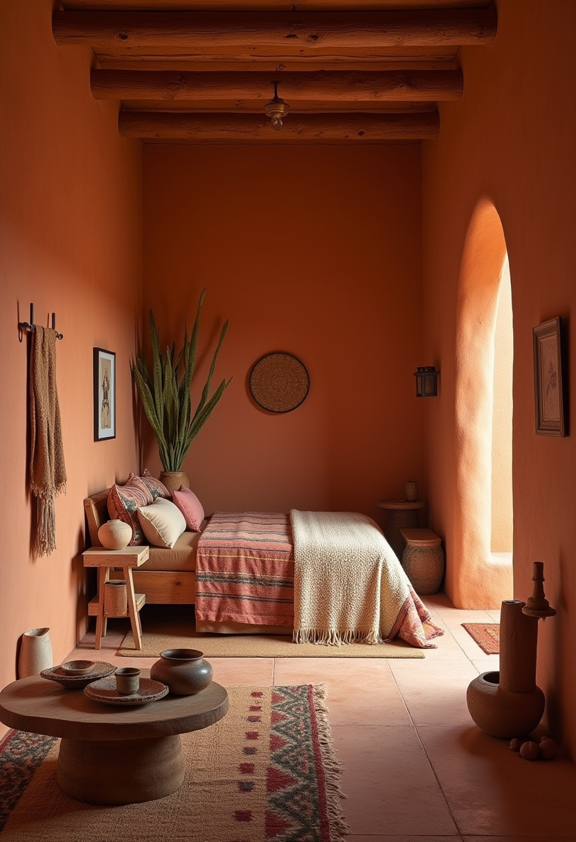 Terracotta Bedroom Ideas 23