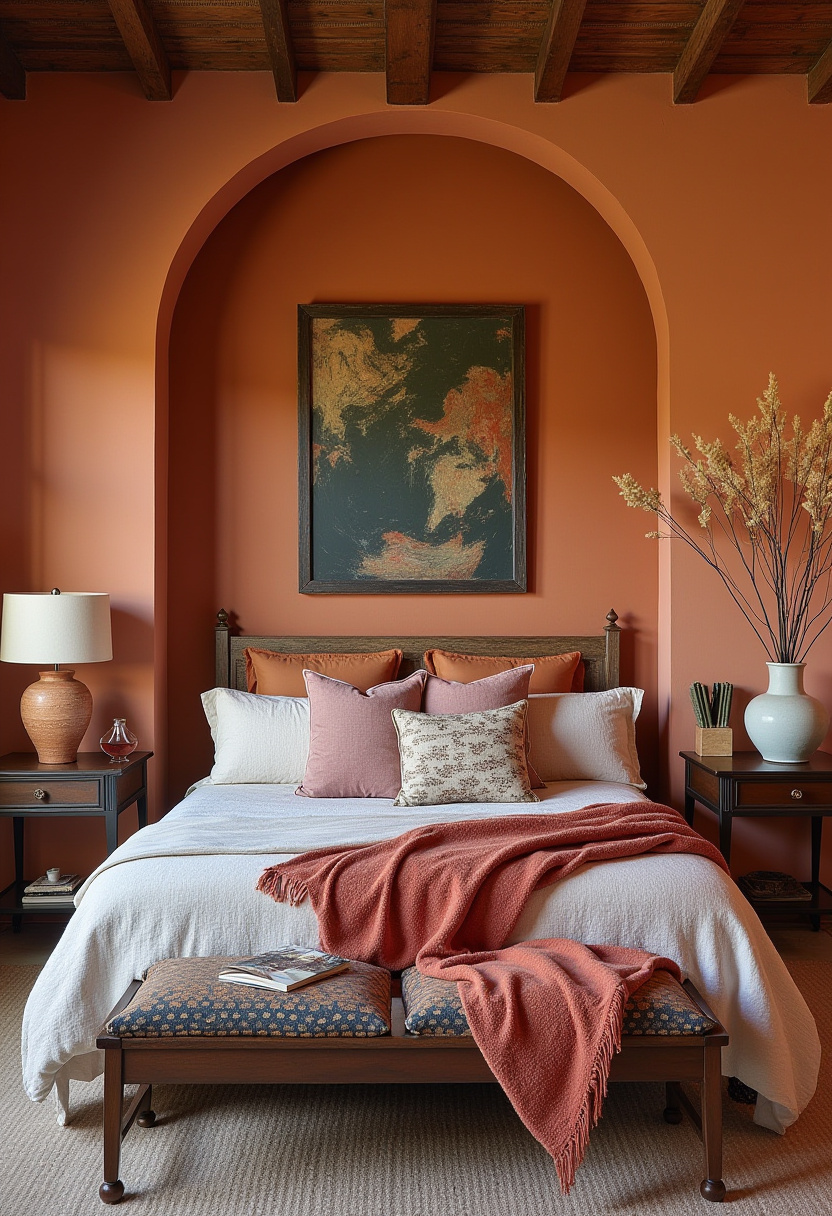 Terracotta Bedroom Ideas 24