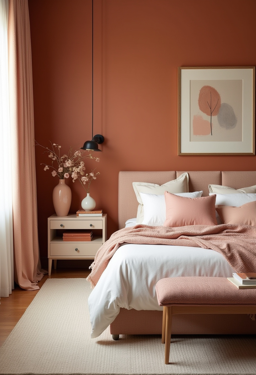 Terracotta Bedroom Ideas 27