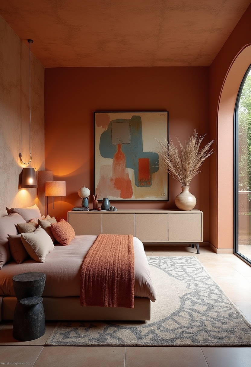 Terracotta Bedroom Ideas 30