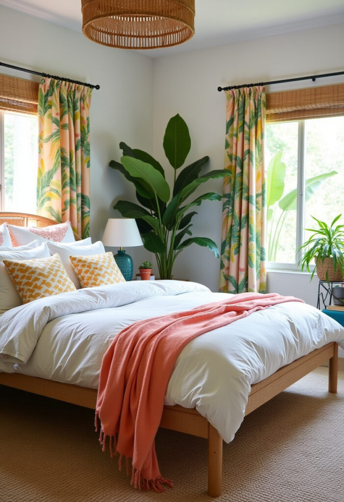 Tropical Bedroom Decor 1