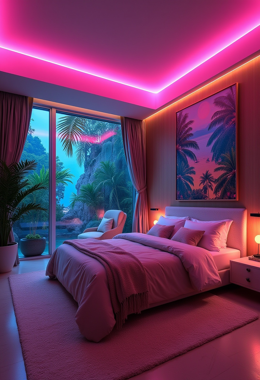 Tropical Bedroom Decor 15