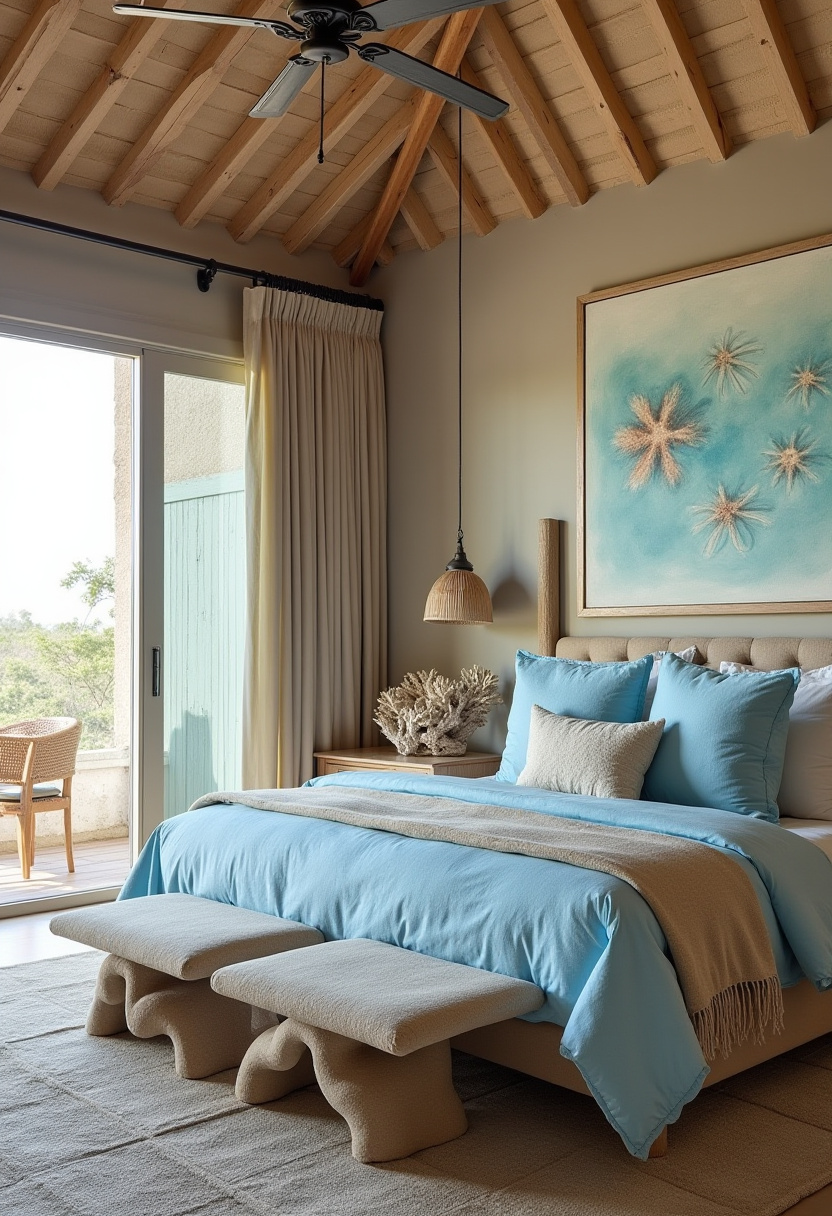 Tropical Bedroom Decor 16
