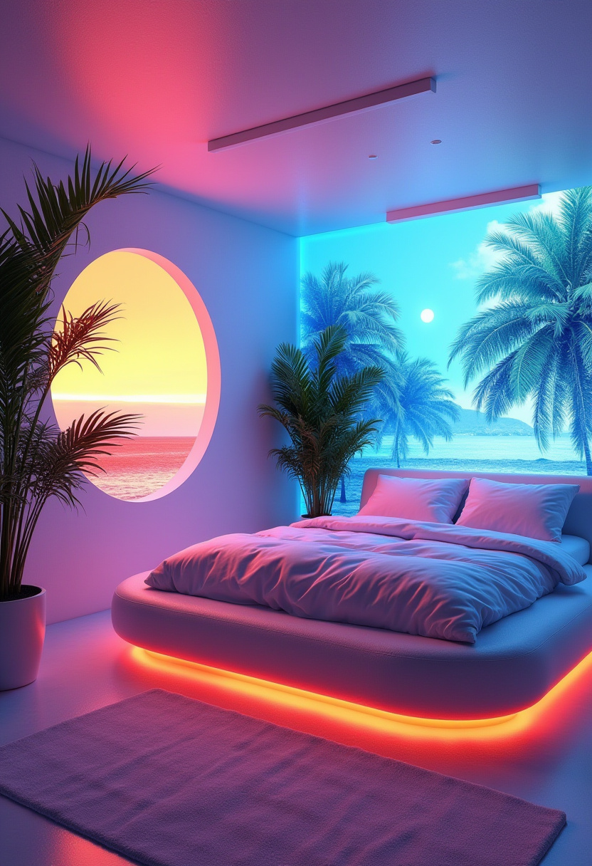 Tropical Bedroom Decor 30